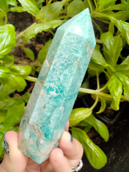 Shimmer Amazonite point