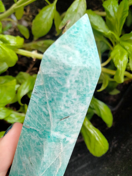 Shimmer Amazonite point