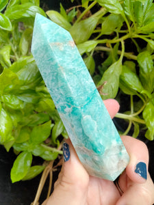 Shimmer Amazonite point