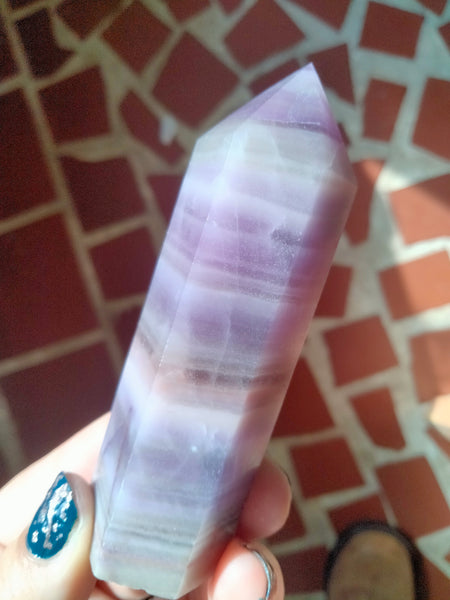 Silk Purple Fluorite