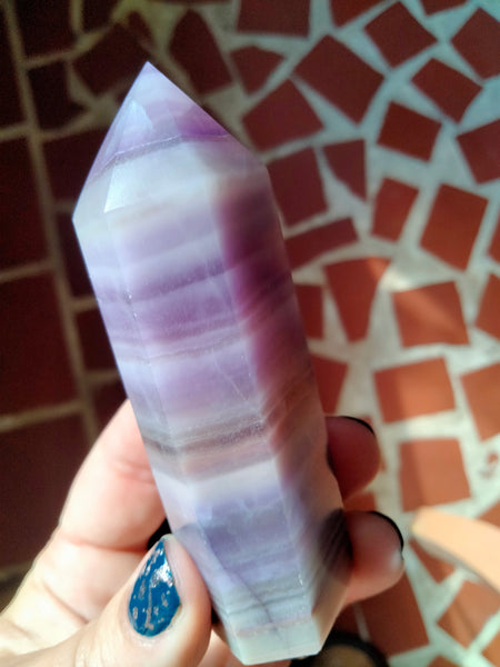 Silk Purple Fluorite