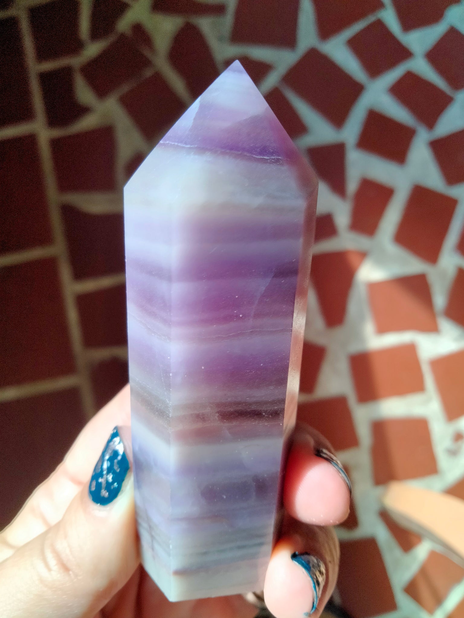 Silk Purple Fluorite