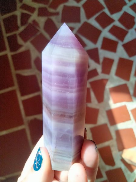 Silk Purple Fluorite