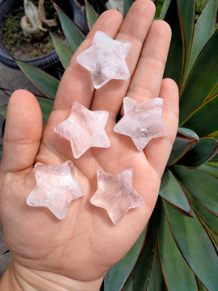 Clear Quartz Crystal Stars