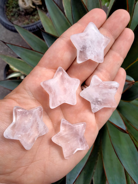 Clear Quartz Crystal Stars