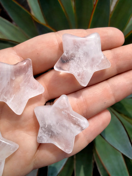 Clear Quartz Crystal Stars