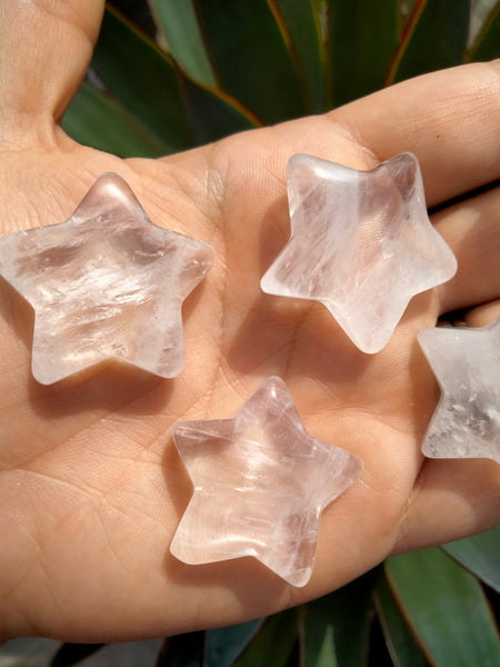 Clear Quartz Crystal Stars