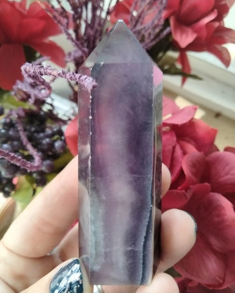 Silky Fluorite Point