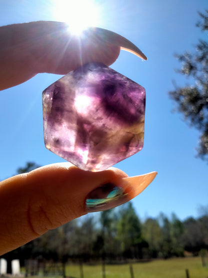 Amethyst Hexagon
