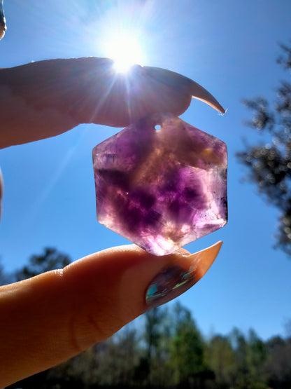 Amethyst Hexagon