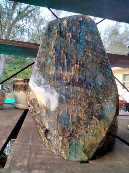 Labradorite freeform 16lbs statement piece