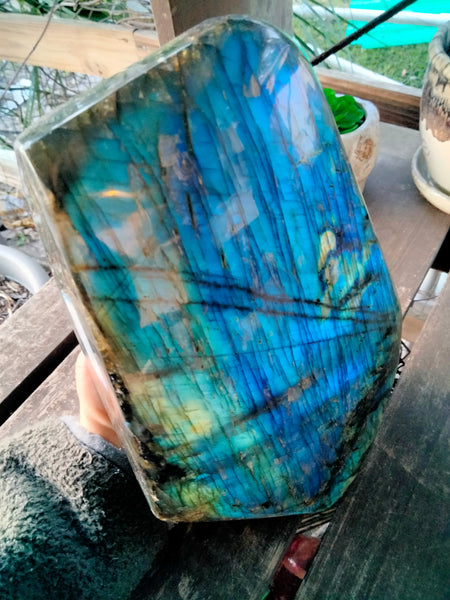 Labradorite freeform 16lbs statement piece