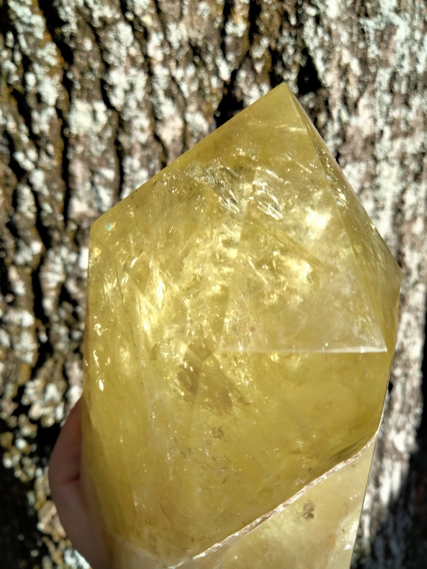 Yellow Citrine Tower High Quality