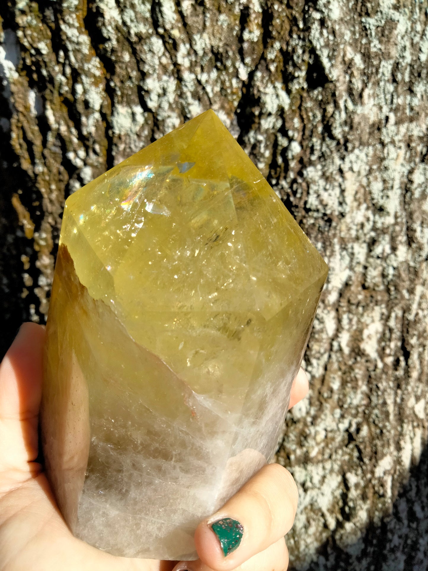 Yellow Citrine Tower High Quality