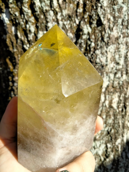 Yellow Citrine Tower High Quality