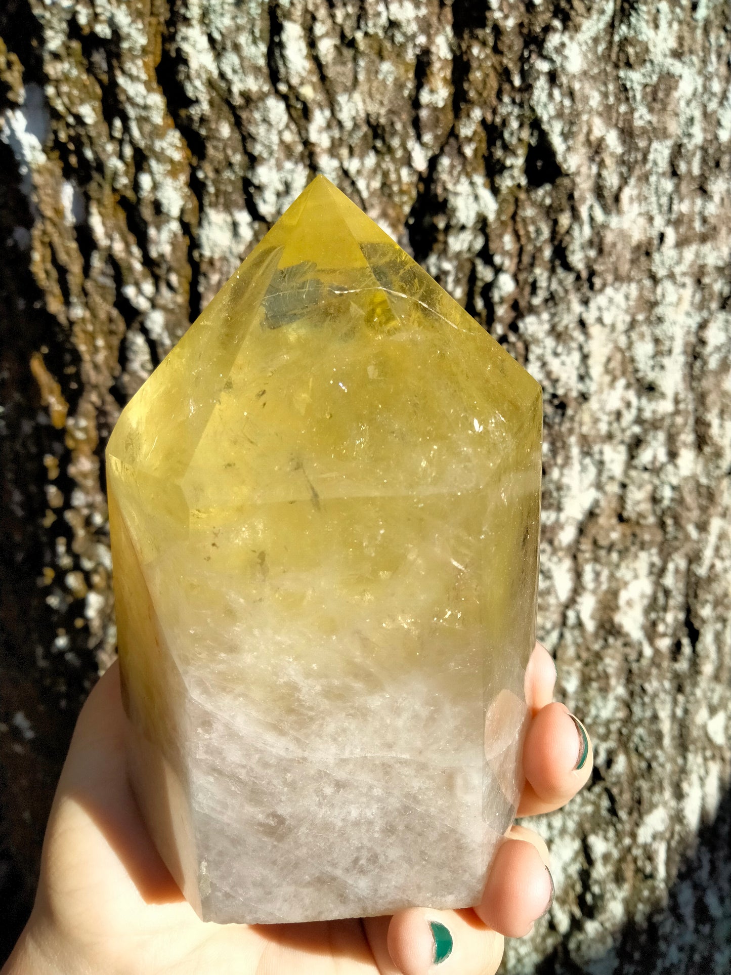 Yellow Citrine Tower High Quality