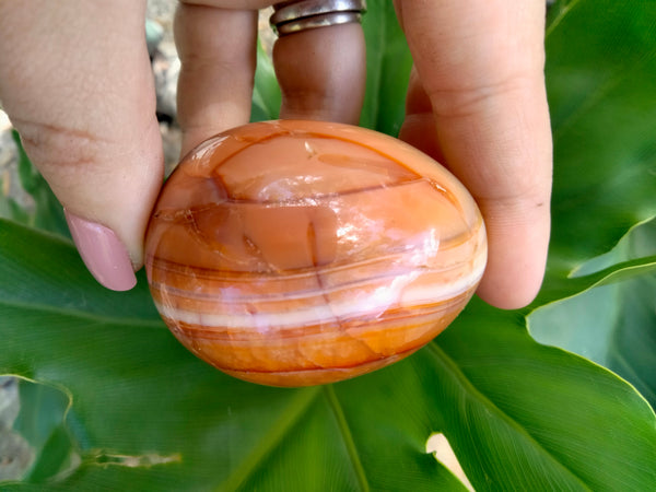 Carnelian Jasper Crystal Egg