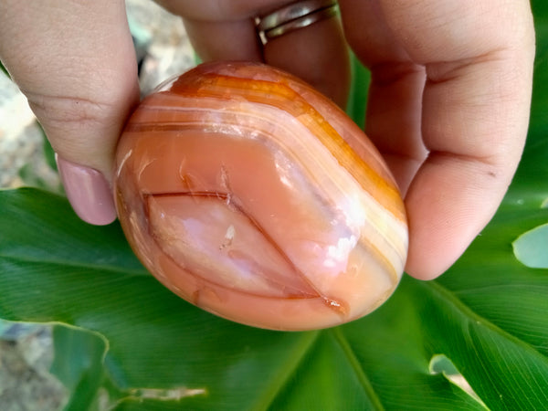 Carnelian Jasper Crystal Egg