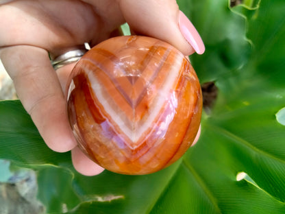 Carnelian Jasper Crystal Egg