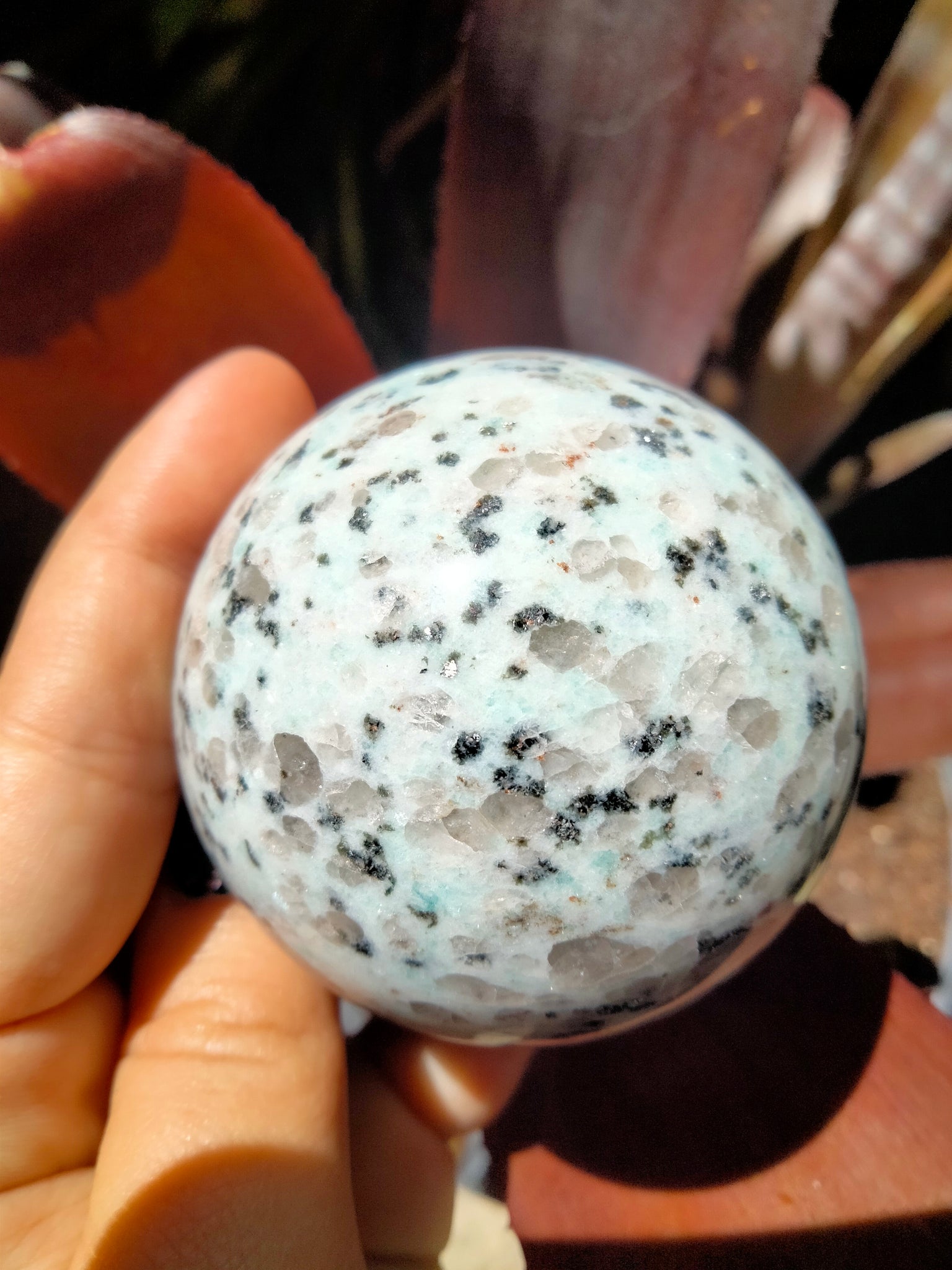 Kiwi Jasper Sphere