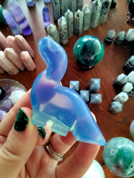 Opalite Crystal Dinosaurs