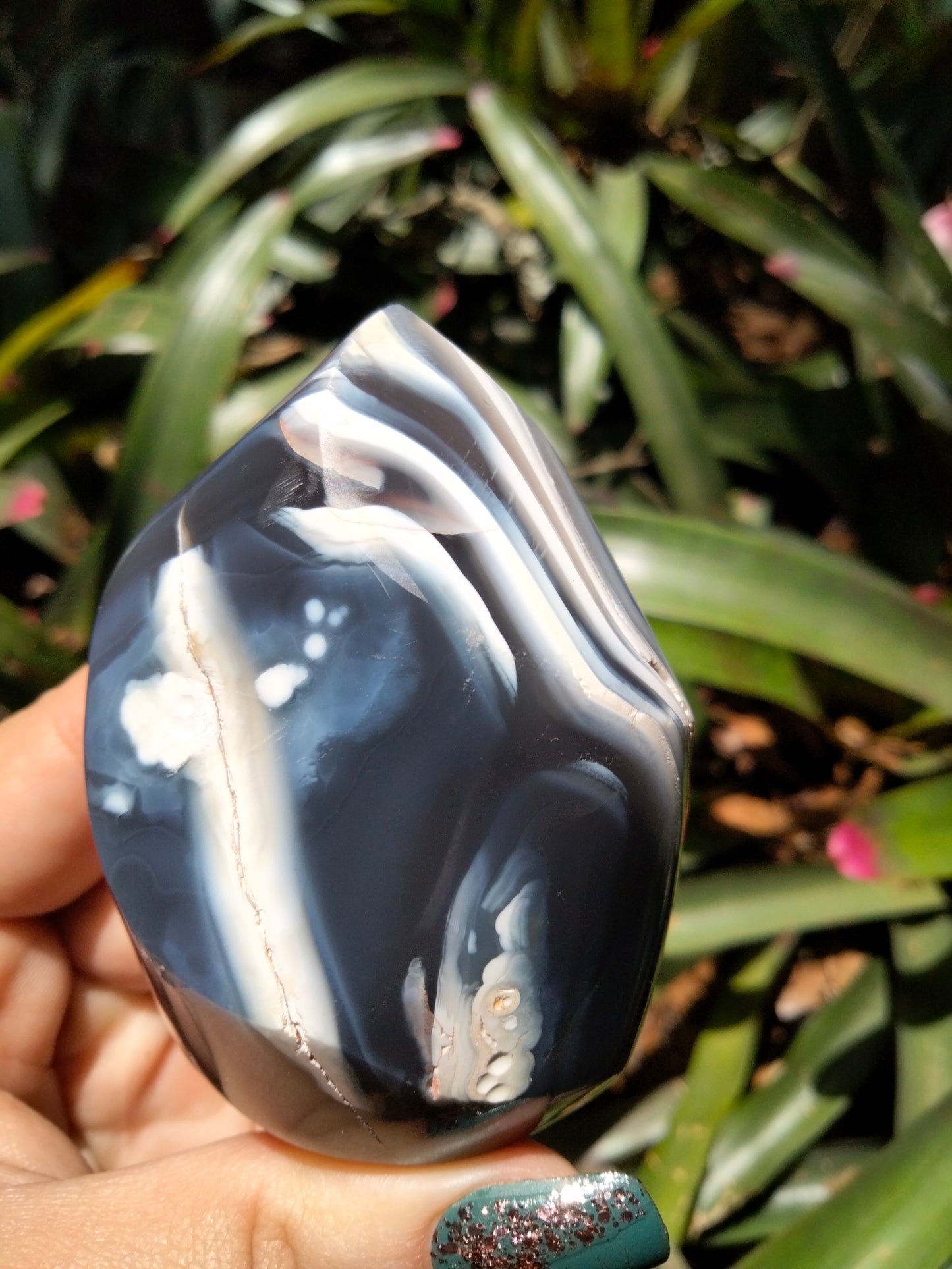 Orca Agate Flame with bands 7