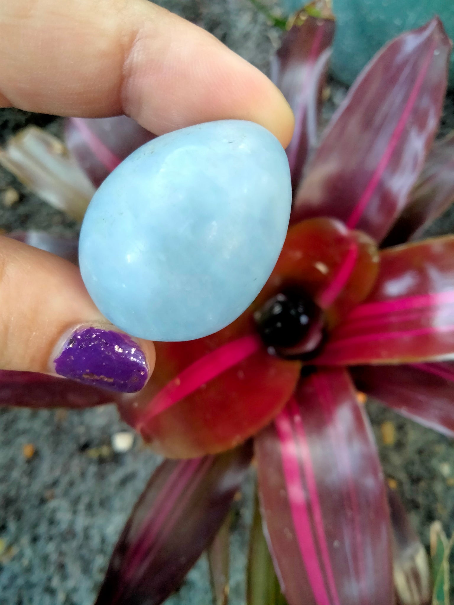 Celestite Crystal Egg