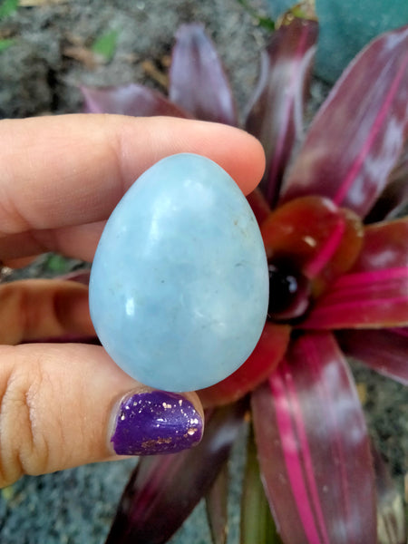 Celestite Crystal Egg