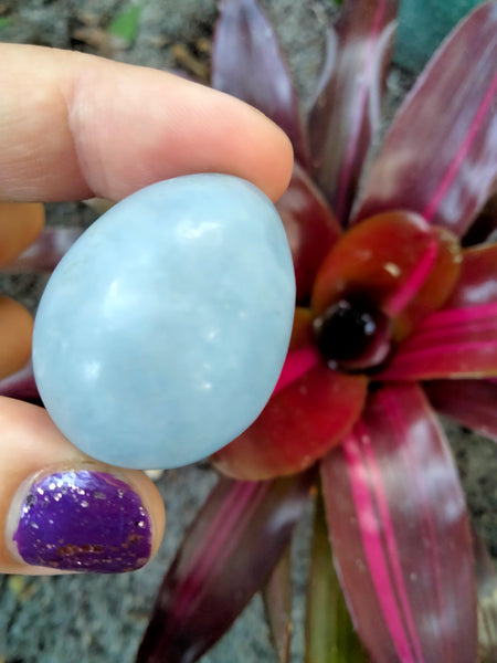 Celestite Crystal Egg