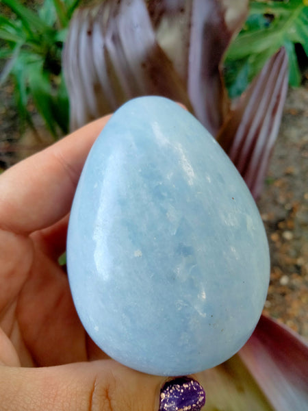 Celestite Crystal Egg