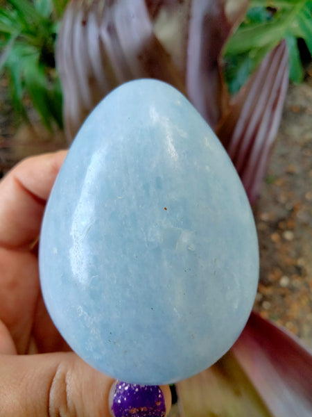 Celestite Crystal Egg