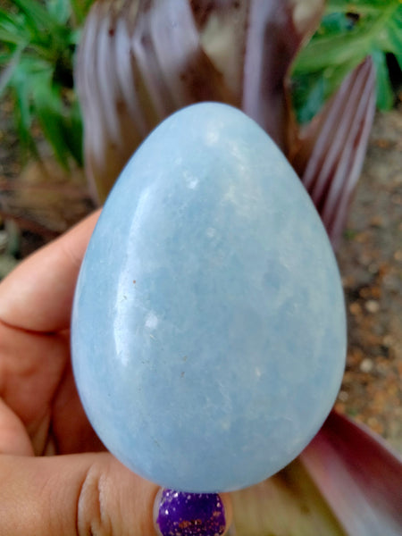 Celestite Crystal Egg