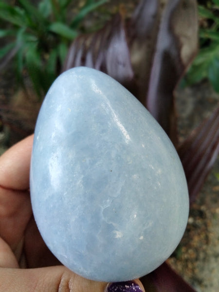 Celestite Crystal Egg