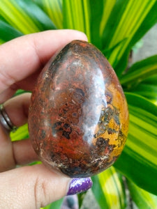 Ocean JASPER crystal EGG