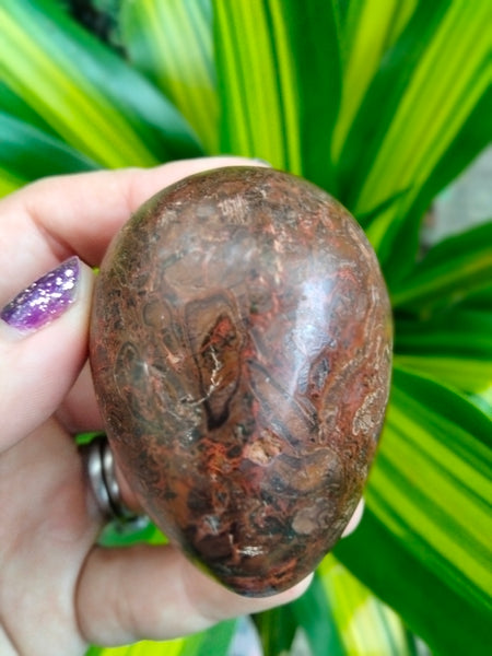 Ocean JASPER crystal EGG