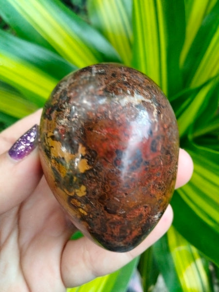 Ocean JASPER crystal EGG