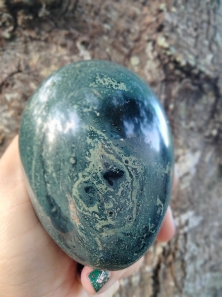 Kambaba Jasper Crystal Egg