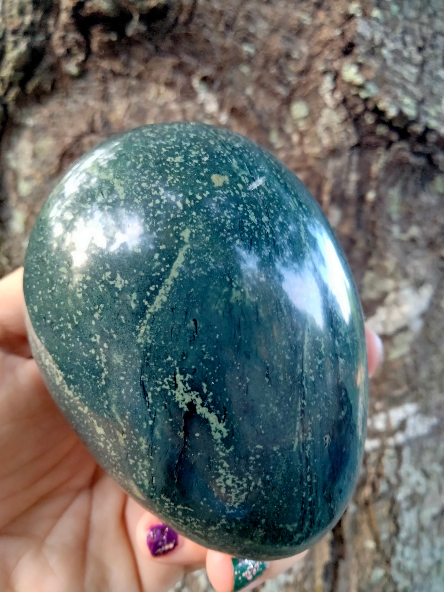 Kambaba Jasper Crystal Egg