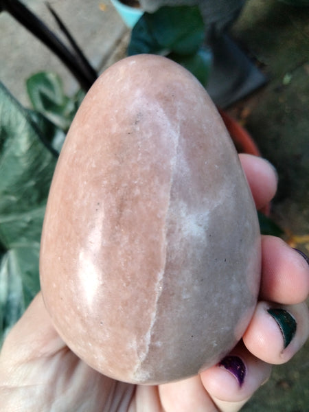 Natural Sandstone Crystal EGG