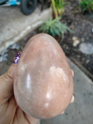 Natural Sandstone Crystal EGG