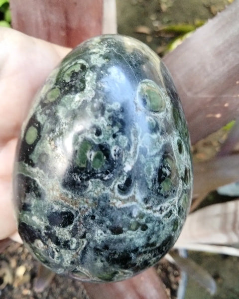 Kambaba Jasper Crystal Egg