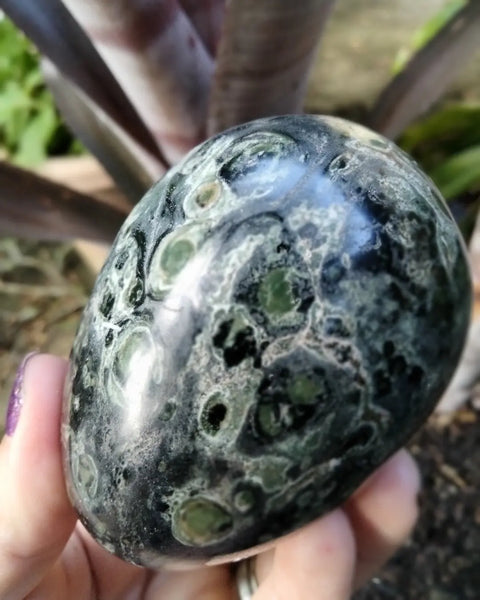 Kambaba Jasper Crystal Egg