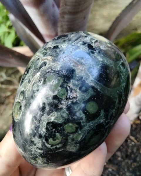 Kambaba Jasper Crystal Egg