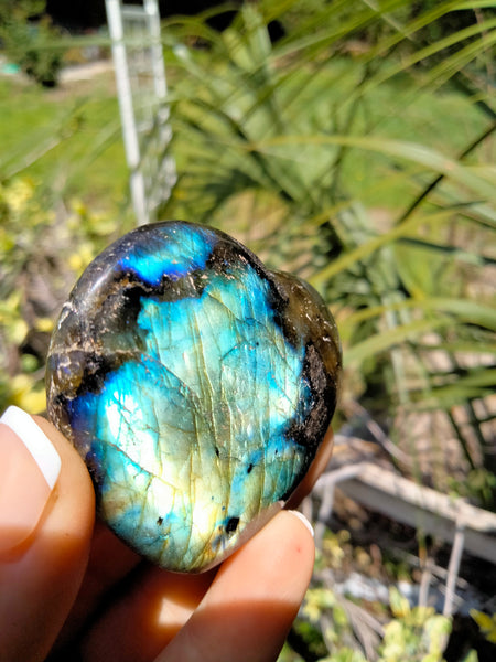 Labradorite Heart