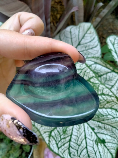 Fluorite Crystal Heart Bowl