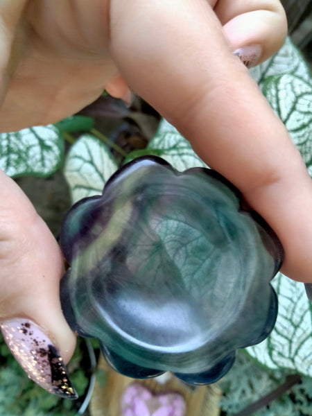 Fluorite Crystal Flower Bowl