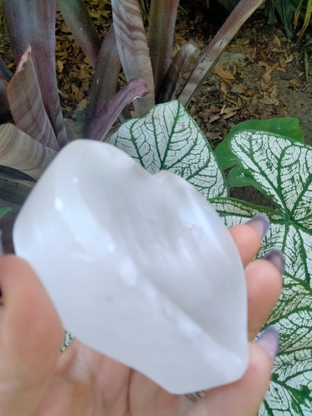 Selenite Crystal Heartshaped Bowl