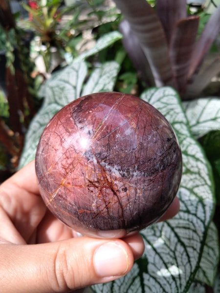 Cherry Creek in Jasper sphere