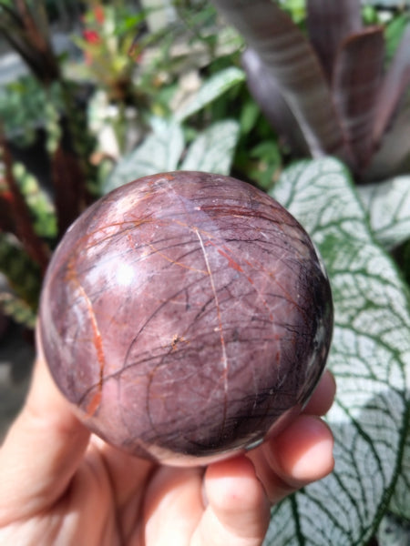 Cherry Creek in Jasper sphere