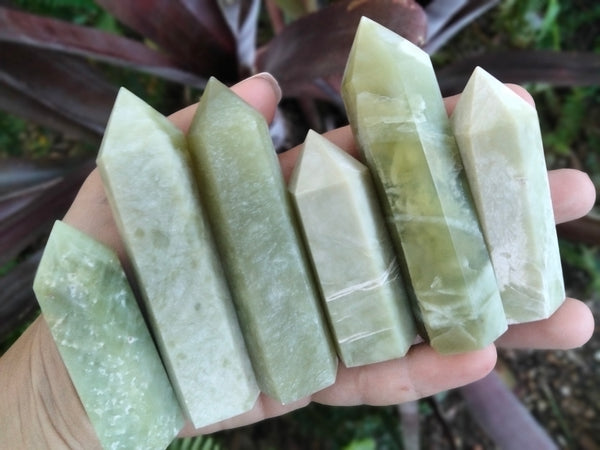 Nephrite Jade Crystal Point